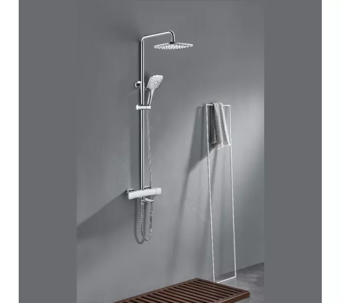 Душевая стойка с термостатом ACWEN PE-66100CP (хром), изображение 5