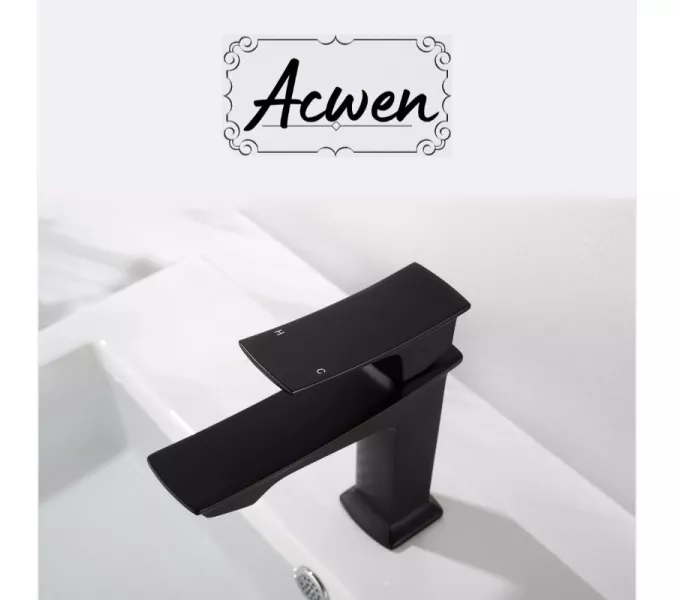 Смеситель для раковины ACWEN PE-11100MB черный матовый, Выбрать цвет:  черный матовый, изображение 4