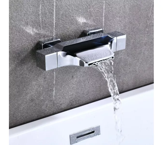 Смеситель для ванны и душа ACWEN 80105S хром, Выбрать цвет: Хром, изображение 2