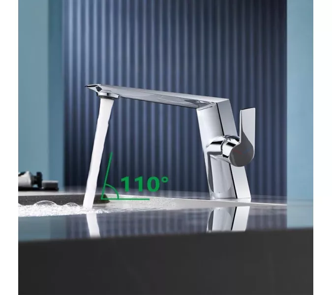 Смеситель для раковины ACWEN BN61A хром, Выбрать цвет: Хром, изображение 3