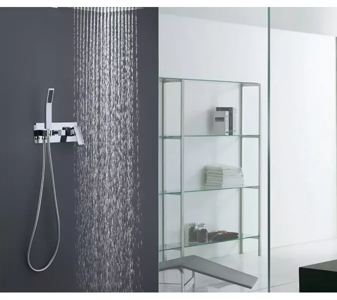 Душевая система ACWEN 2210А  встраиваемая , хром, Выбрать цвет: Хром, изображение 10