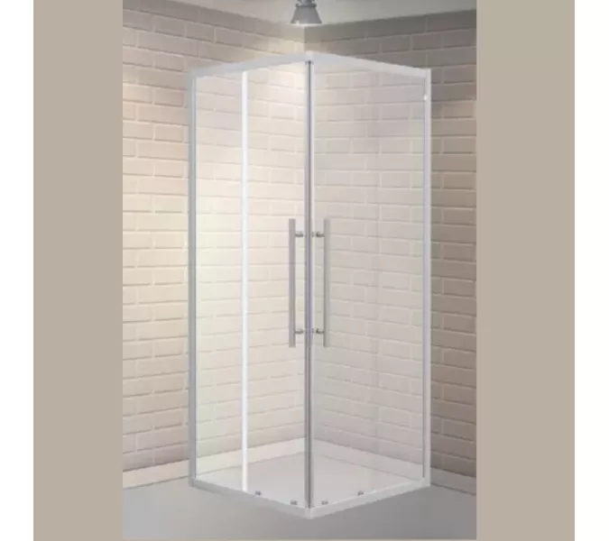 Душевое ограждение ESBANO ESF-90/100KV-C  без поддона, Цвет профиля: Хром, Выбрать размер: 90х90