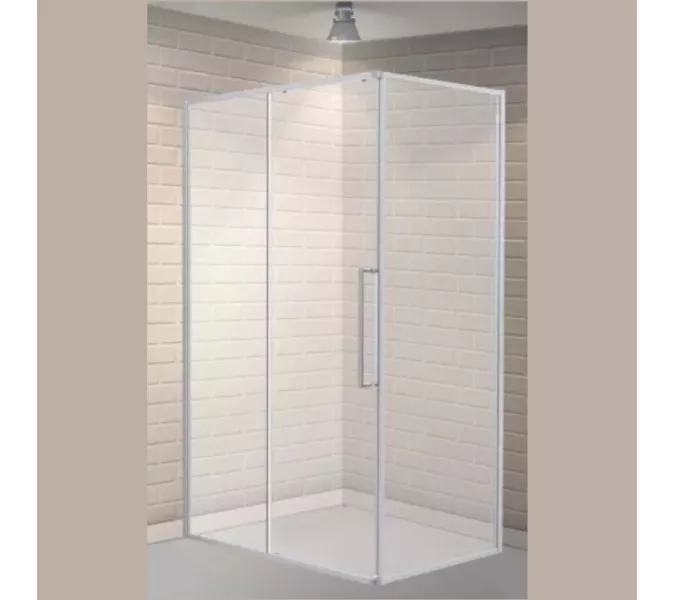 Душевое ограждение ESBANO ESS-108/119/128/129PS-C без поддона, Цвет профиля: Хром, Выбрать размер: 100х80