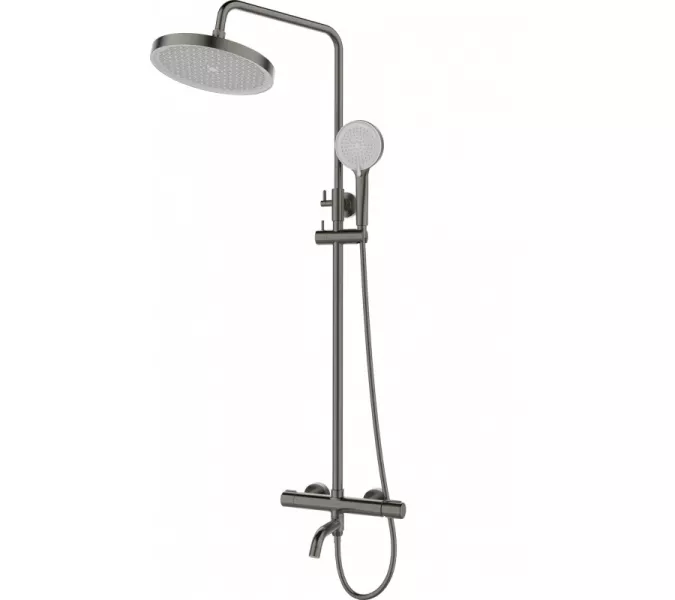Душевая стойка  ESBANO CELINE (DS-GM) оружейная сталь, Выбрать цвет: Оружейная сталь