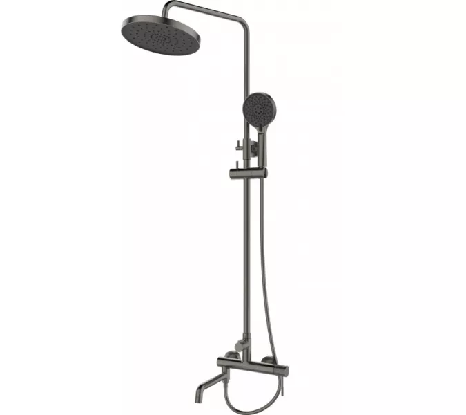 Душевая стойка  ESBANO DAISY (DS-GM) оружейная сталь, Выбрать цвет: Оружейная сталь