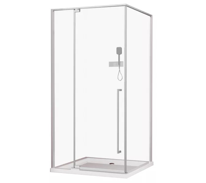 Ограждение душевое ESBANO ESA-90KV-C , 90 х 90 х195, Цвет профиля (вариация): Хром, Выбрать размер: 90х90