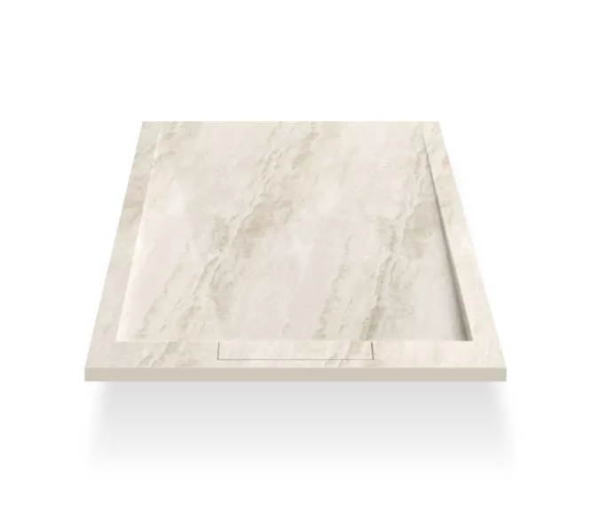 Поддон из искусственного камня ESBANO ESP-LM128DR  120х80, Выбрать цвет: мрамор бежевый