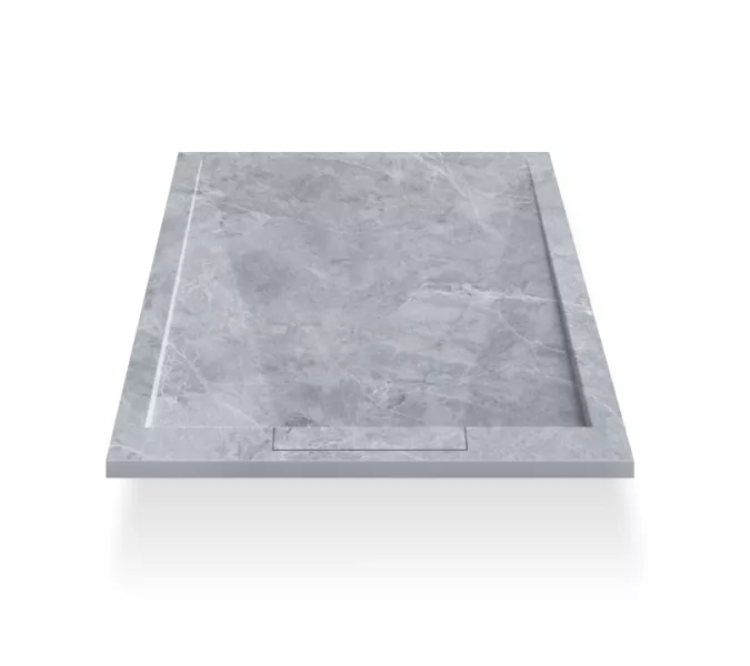 Поддон из искусственного камня ESBANO ESP-LM128VG  120х80, Выбрать цвет: мрамор серый