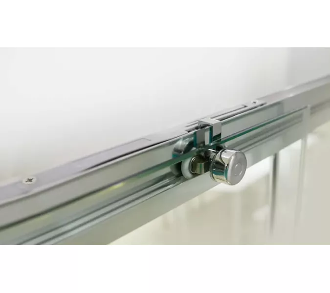 Душевой уголок RGW LE-41 (LE-12 + Z-050-2) прозрачное/хром, Цвет стекла: прозрачное, Цвет профиля: Хром, Выбрать размер: 1000x900, изображение 4