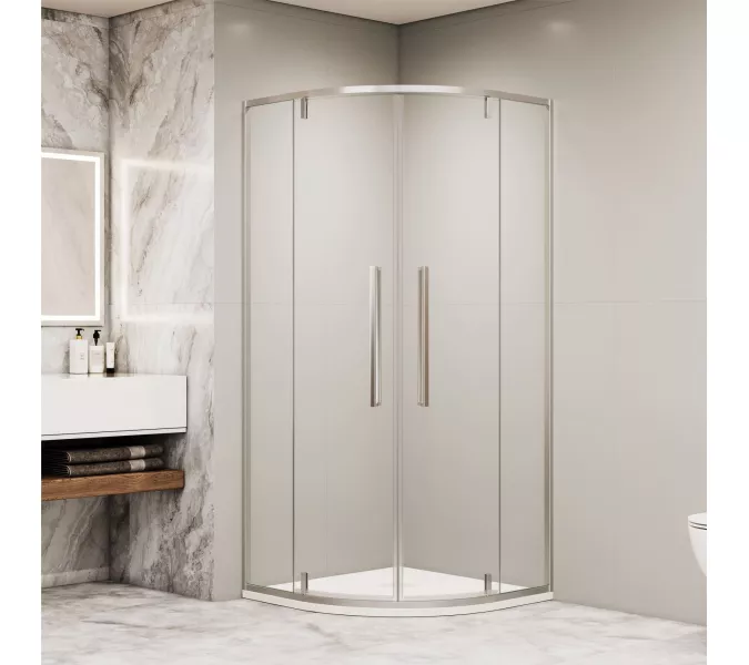 Душевой уголок RGW SV-53 прозрачное/хром, Цвет стекла: прозрачное, Цвет профиля: Хром, Выбрать размер: 1000x1000