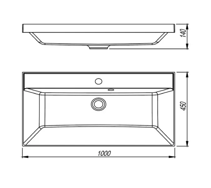 Тумба напольная Style line  "Манхэттен 100/80/70/60" ЭМАЛЬ с раковиной ASTI, 2 ящика, PLUS, белый матовый, Выбрать цвет: Белый, Выбрать размер: 100, Внешний вид: с белой раковиной, изображение 6