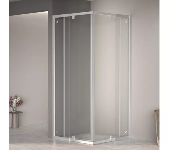 Душевой уголок RGW PA-38 прозрачное/хром, Цвет стекла: прозрачное, Цвет профиля: Хром, Выбрать размер: 900x900