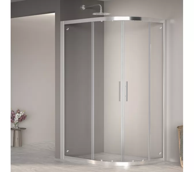 Душевой уголок RGW PA-61 прозрачное/хром, Цвет стекла: прозрачное, Цвет профиля: Хром, Выбрать размер: 900x1000