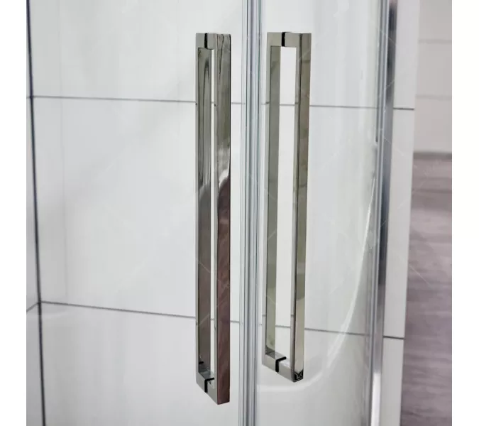 Душевой уголок RGW SV-53 прозрачное/хром, Цвет стекла: прозрачное, Цвет профиля: Хром, Выбрать размер: 1000x1000, изображение 2