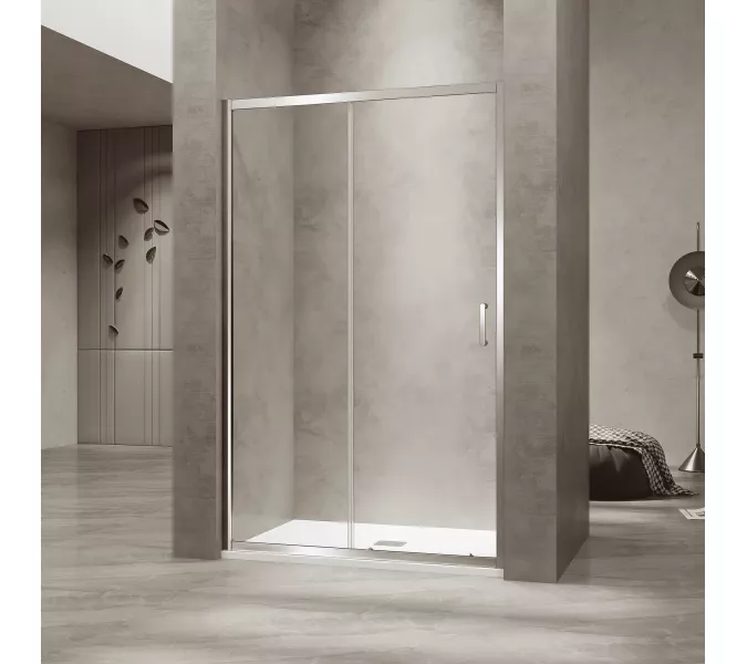 Душевая дверь RGW PA-114 прозрачное/хром, Цвет стекла: прозрачное, Цвет профиля: Хром, Выбрать размер: 100