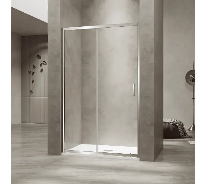 Душевая дверь RGW PA-114 прозрачное/хром, Цвет стекла: прозрачное, Цвет профиля: Хром, Выбрать размер: 100