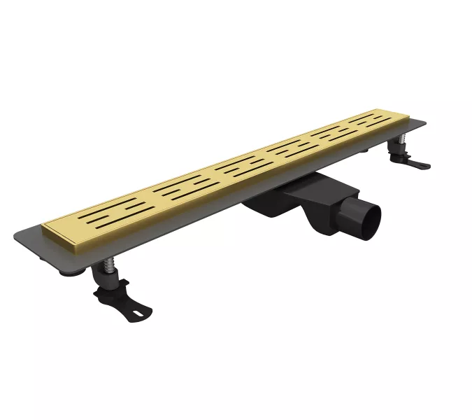 Душевой лоток RGW Drain Leo-30 золото, Выбрать цвет: Золото, Выбрать размер: 40, изображение 8