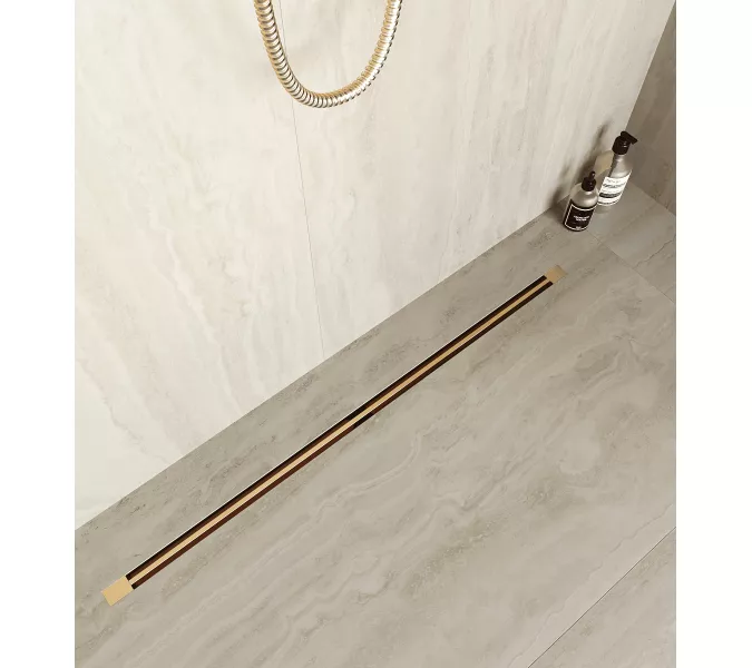 Душевой трап RGW SDR-50Gb золото, Выбрать цвет: Золото, Выбрать размер: 60