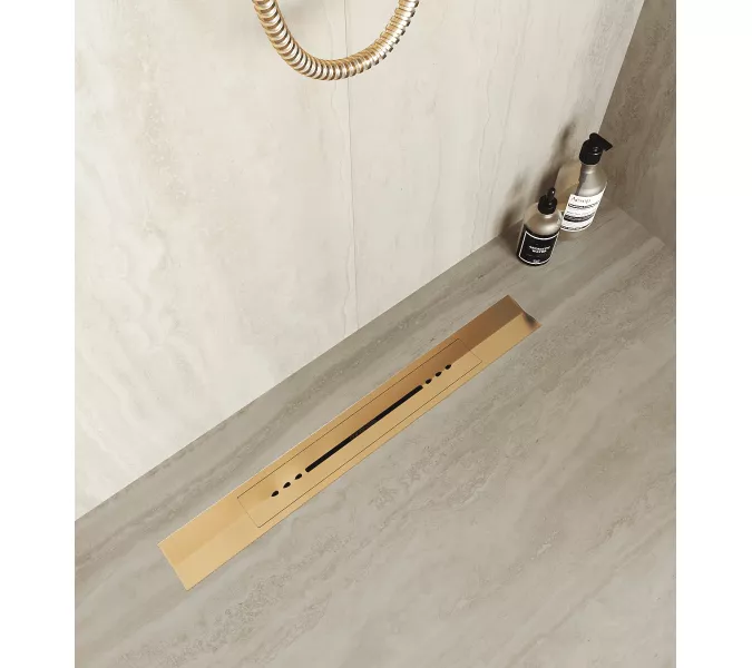 Душевой трап RGW SDR-53Gb золото, Выбрать цвет: Золото, Выбрать размер: 80