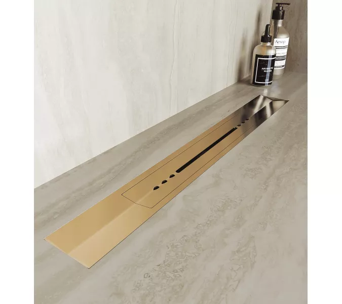 Душевой трап RGW SDR-53Gb золото, Выбрать цвет: Золото, Выбрать размер: 80, изображение 2