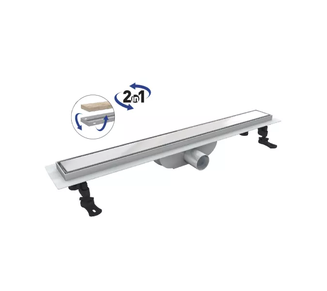 Душевой лоток RGW Drain Leo-41 хром, Выбрать размер: 60