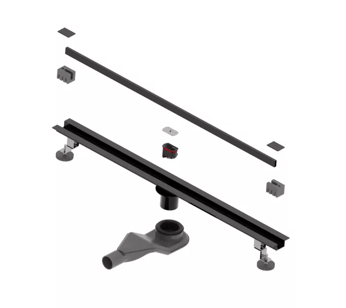 Душевой трап RGW SDR-50B черный, Выбрать цвет: Черный, Выбрать размер: 60, изображение 4