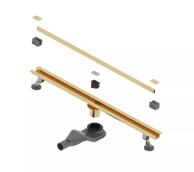 Душевой трап RGW SDR-50Gb золото, Выбрать цвет: Золото, Выбрать размер: 60, изображение 4