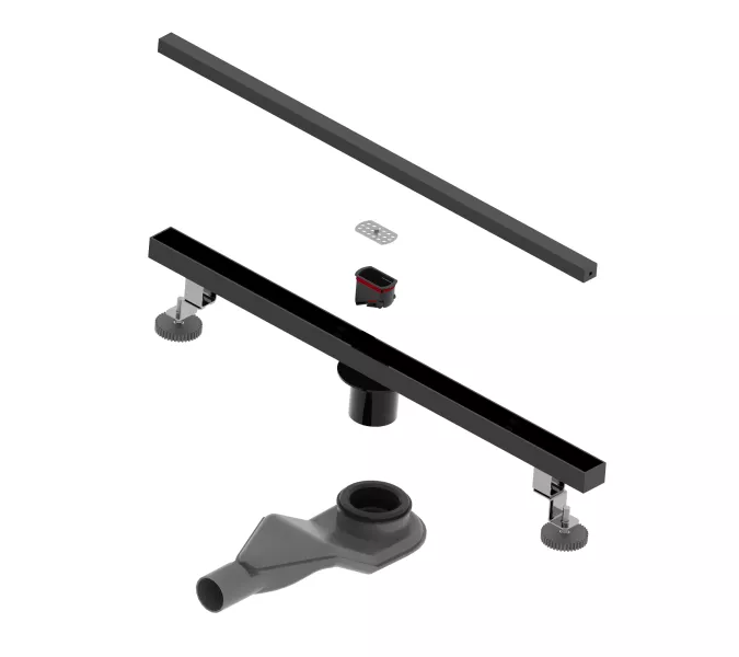 Душевой трап RGW SDR-51B черный, Выбрать цвет: Черный, Выбрать размер: 60, изображение 6