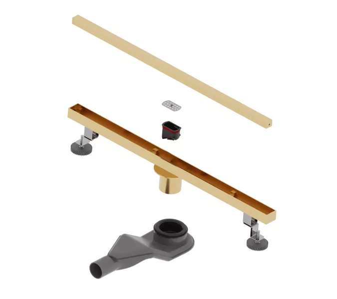 Душевой трап RGW SDR-51Gb золото, Выбрать цвет: Золото, Выбрать размер: 60, изображение 6