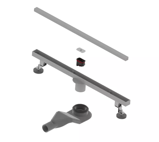 Душевой трап RGW SDR-51Gr серый, Выбрать цвет: Серый, Выбрать размер: 80, изображение 6