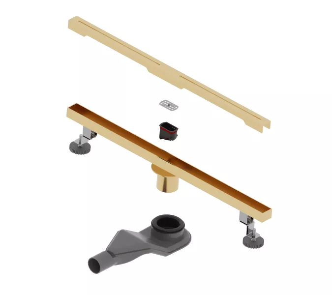 Душевой трап RGW SDR-52Gb золото, Выбрать цвет: Золото, Выбрать размер: 80, изображение 6