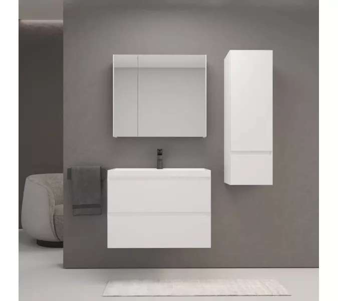 Пенал подвесной "Манхэттен" 36, ЭМАЛЬ 1 ящик PLUS белый матовый, Выбрать цвет: Белый, изображение 4