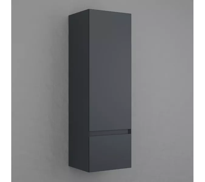 Пенал подвесной "Манхэттен" 36, ЭМАЛЬ 1 ящик PLUS графит, Выбрать цвет: Графит, изображение 2