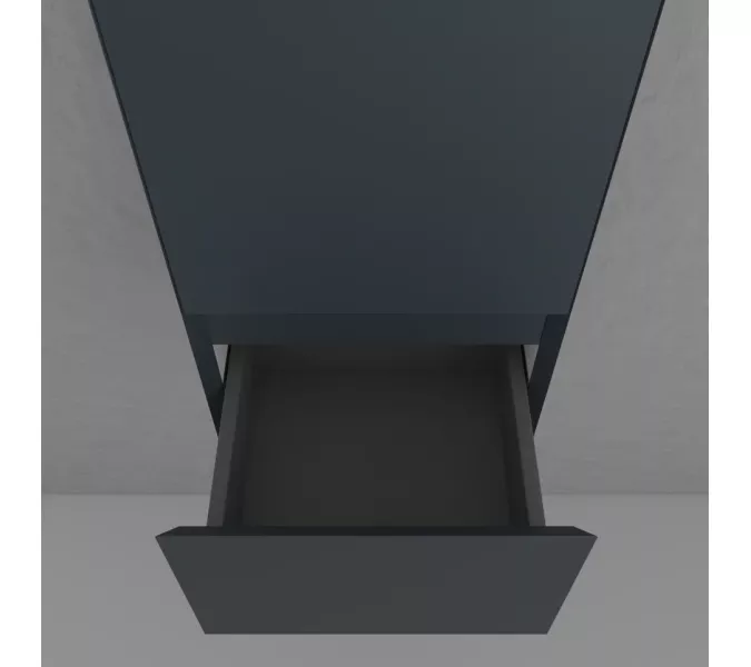 Пенал подвесной "Манхэттен" 36, ЭМАЛЬ 1 ящик PLUS графит, Выбрать цвет: Графит, изображение 3