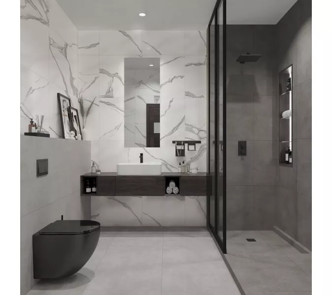 Плитка грес глаз. Stardust_GT Серый 60*60/60*120 карвинг, Выбрать цвет: Серый, Выбрать размер: 60х120, изображение 19