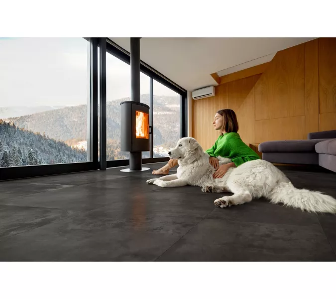 Плитка грес глаз. Vibe_GT Черный 60*60/60*120, Выбрать цвет: Черный, Выбрать размер: 60х120, изображение 9