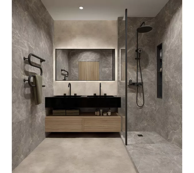 Плитка грес глаз. Onda_GT Бежевый  60*60/60*120 карвинг, Выбрать цвет: Бежевый, Выбрать размер: 60х120, изображение 17