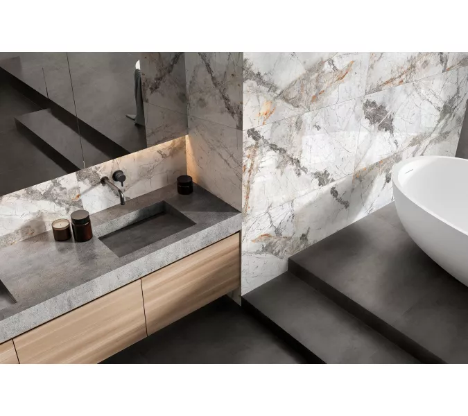 Плитка грес глаз. Stardust_GT Светло-серый  60*60/60*120 карвинг, Выбрать цвет: Светло-серый, Выбрать размер: 60х120, изображение 23