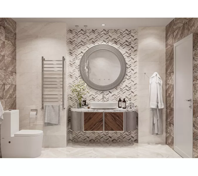 Плитка облиц. Sonesta GT Бежевый  50*25 _геометрия, Выбрать цвет: Бежевый геометрия, Выбрать размер: 50х25, изображение 9