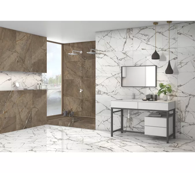 Керамогранит Bersa_GT Коричневый 60х60/60x120 полир., Выбрать размер: 60*60, изображение 19