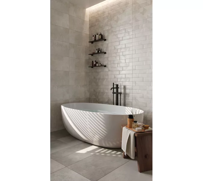 Настенная плита Quarto_GT Серый 30x60 _декор, Выбрать цвет: Серый декор, изображение 9