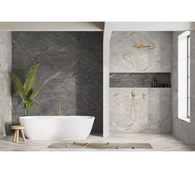 Керамогранит Tulip_GT Серый  полир., Выбрать цвет: Серый, Выбрать размер: 60х120, изображение 10