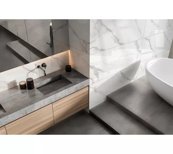 Керамогранит Monza_GT Белый  60x120 полир., изображение 11