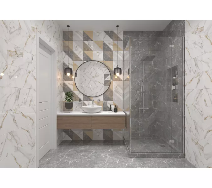 Плитка облиц. Capella GT Серый  50*25, Выбрать цвет: Серый, изображение 10