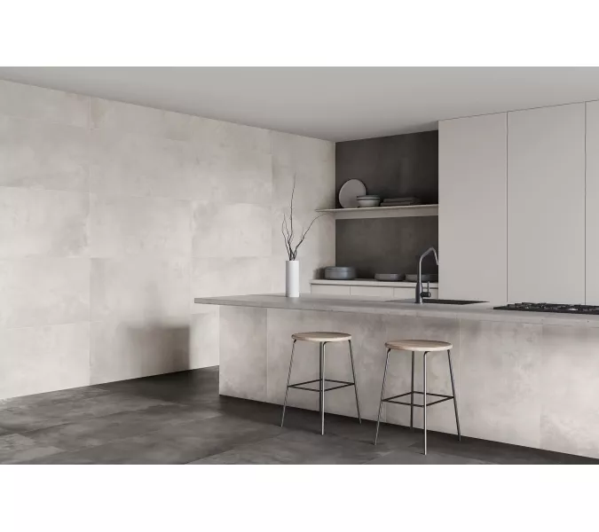 Плитка грес глаз. Vibe_GT Светло-серый  60*60/60*120, Выбрать цвет: Светло-серый, Выбрать размер: 60х120, изображение 10