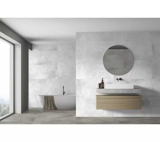 Плитка грес глаз. Vibe_GT Серый 60*120, Выбрать цвет: Серый, Выбрать размер: 60х120, изображение 9