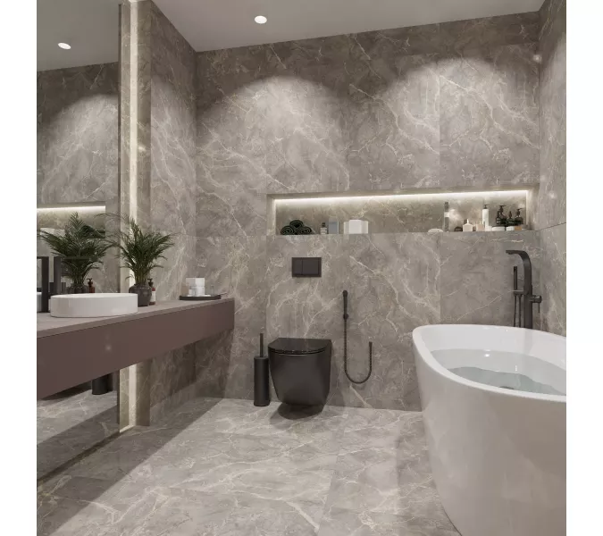 Плитка грес глаз. Sacramento_GT Серый 60*120 карвинг, изображение 12