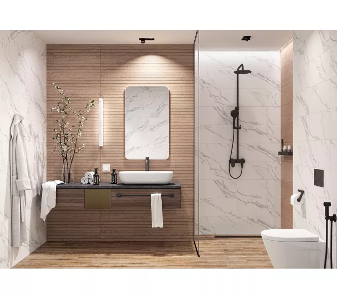 Плитка облиц. Eco Wood GT Бежевый  60*25 (04), Выбрать цвет: Бежевый рельеф, Выбрать размер: 60х25, изображение 6