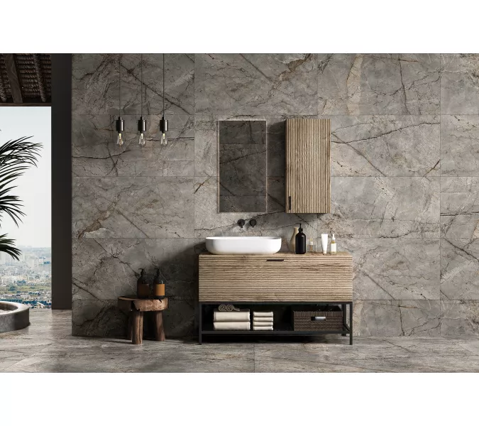 Керамогранит Bizarre GT Серый 60x120 граниль, изображение 7