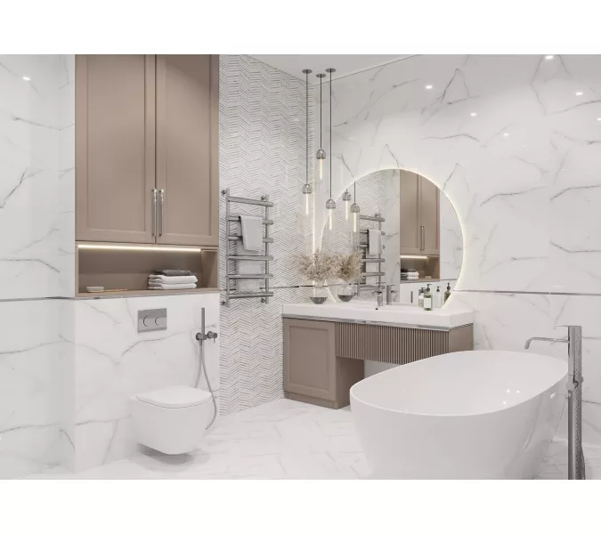 Плитка облиц. Tonic GT Серый  50*25 _шеврон, Выбрать цвет: Серый шеврон, изображение 6